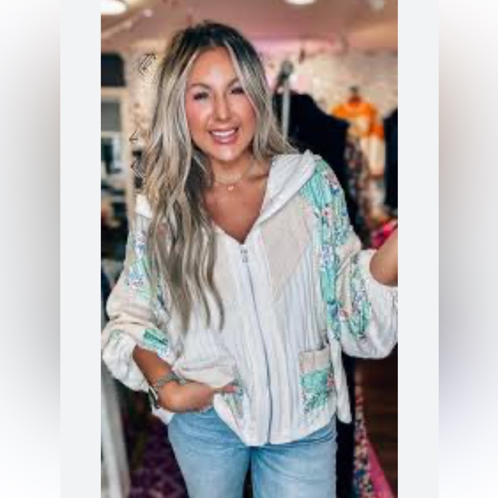 NWOT-POL Patchwork Jacket - image 1